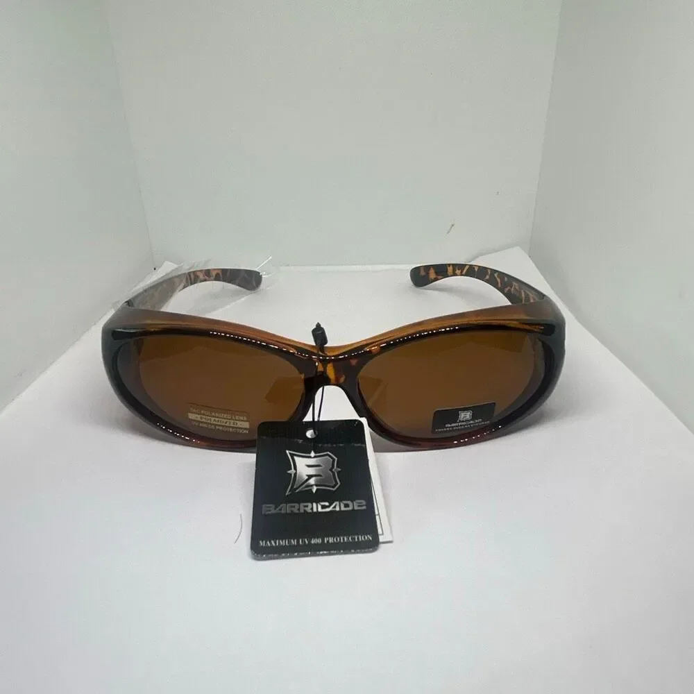 Barricade Tortoise Bling Fit Over Glasses Sunglasses